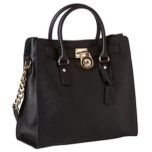 ‼️NWT‼️Hamilton Large Saffiano Tote Bag, Black